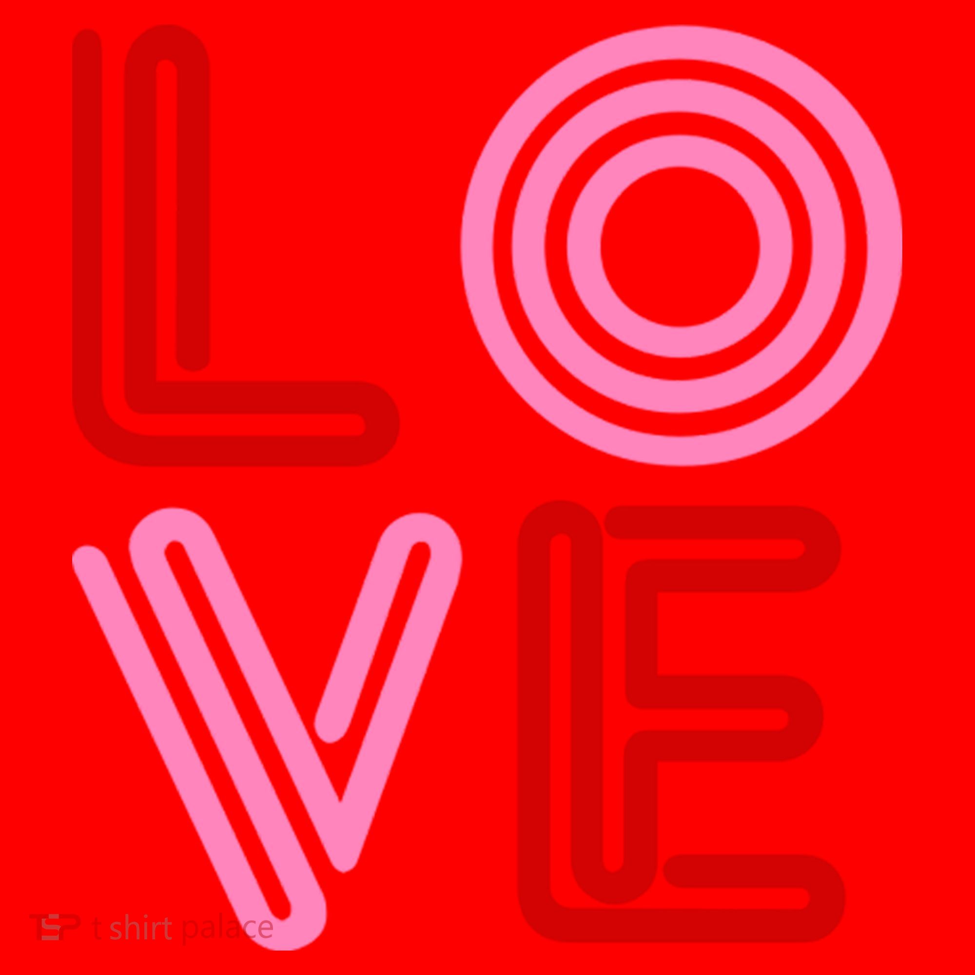 Love Valentines Day Pink And Red Logo Santa Hat