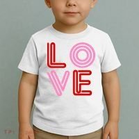 Love Valentines Day Pink And Red Logo Toddler T-Shirt thumb 2