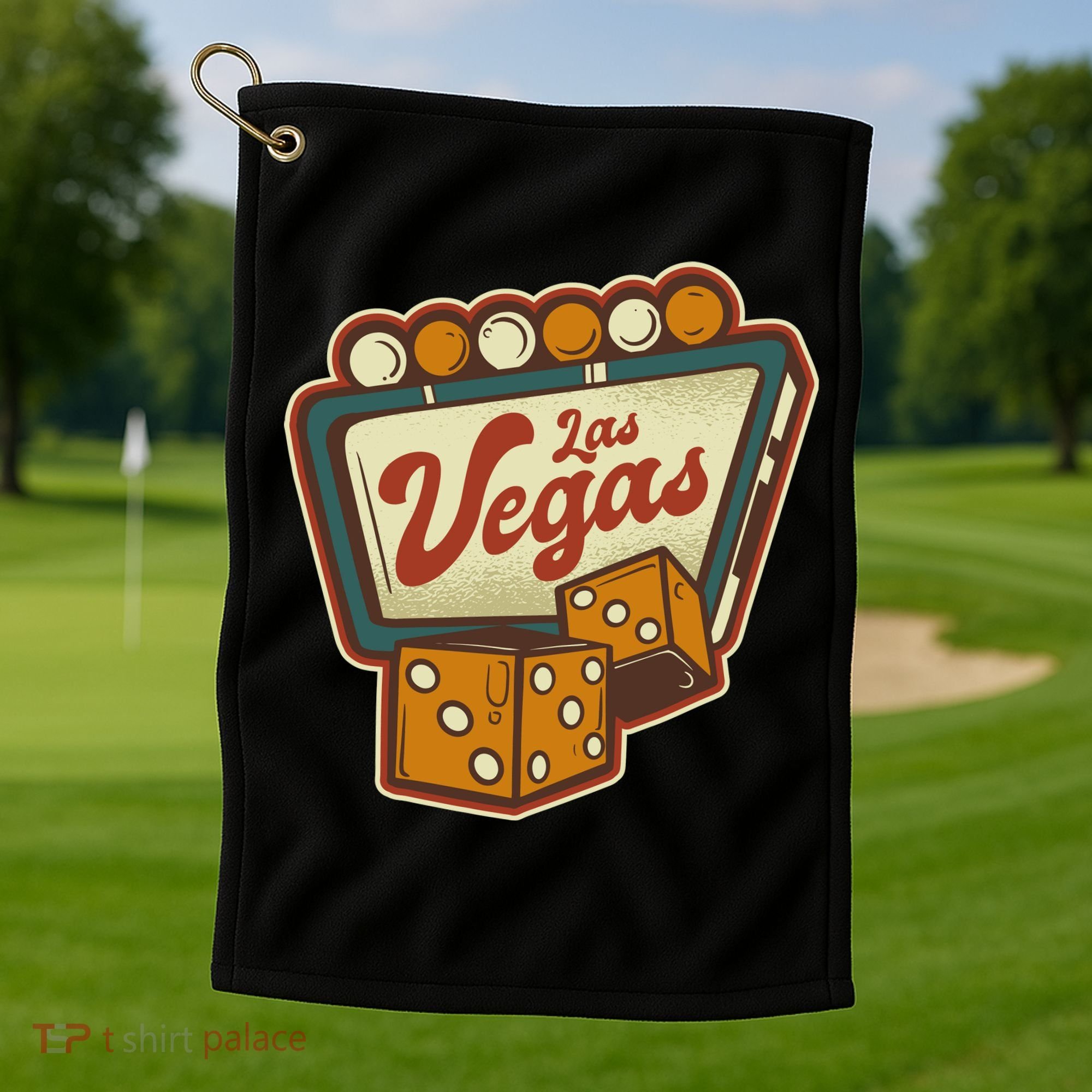 Las Vegas Dice Golf Towel
