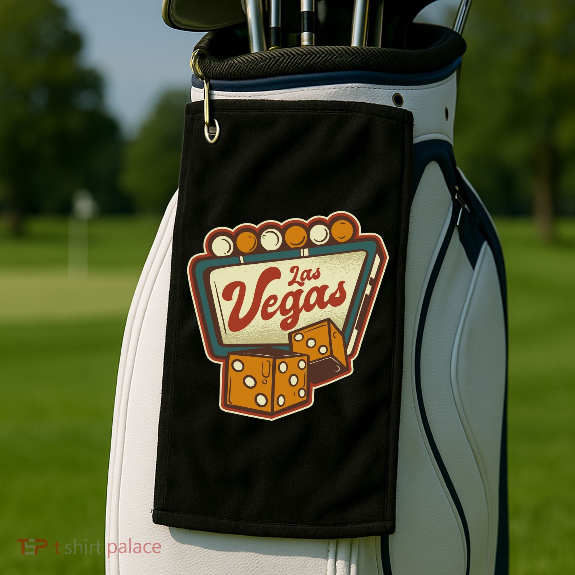 Las Vegas Dice Golf Towel