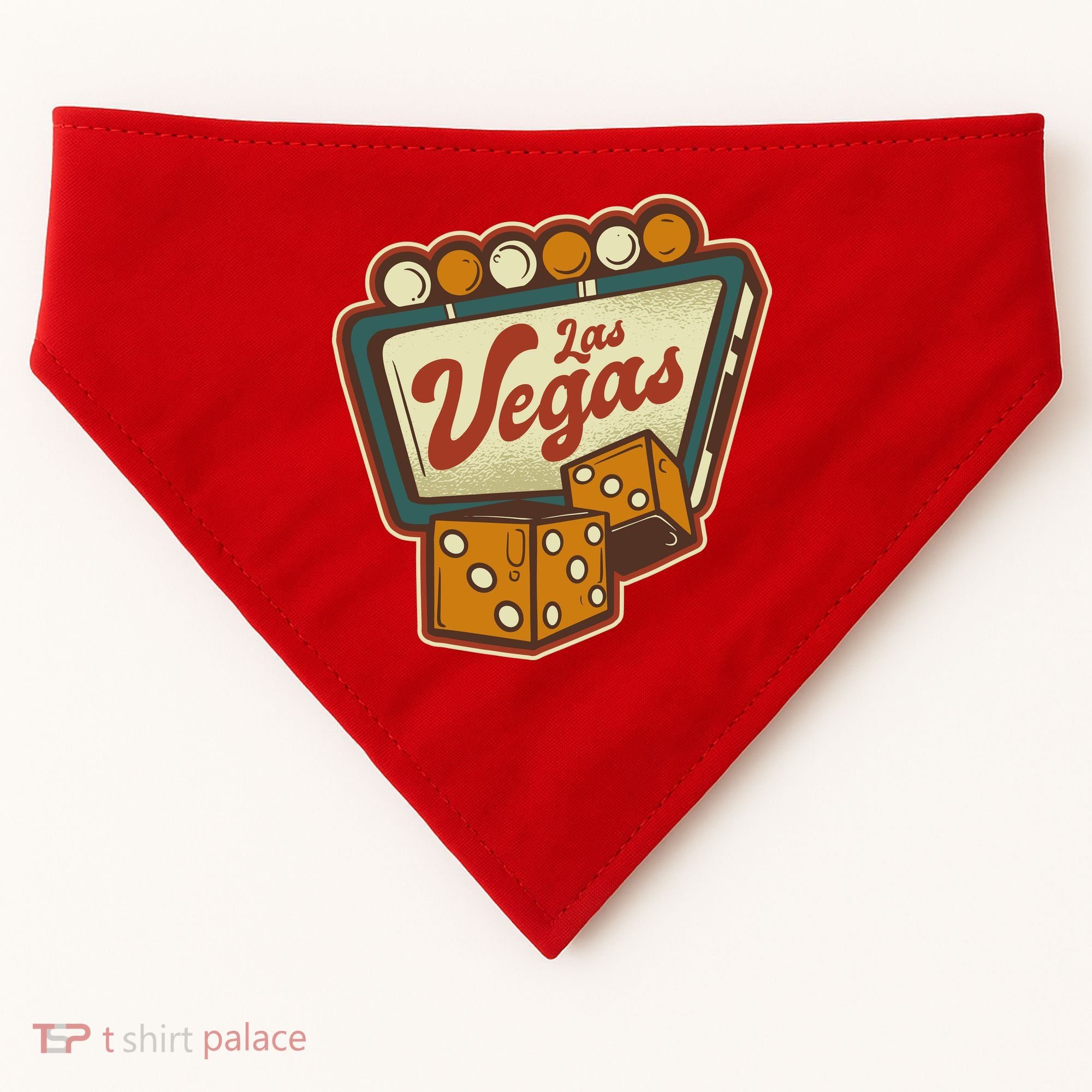 Las Vegas Dice USA-Made Doggie Bandana