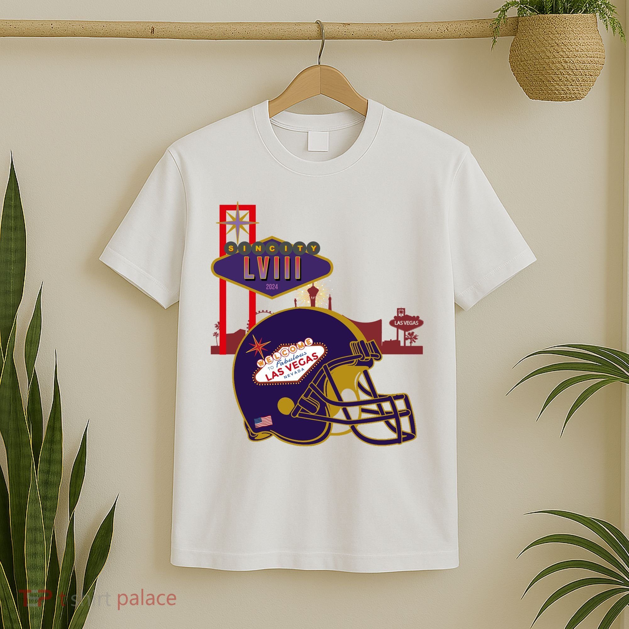 Las Vegas Football Party 2024 Football T-Shirt