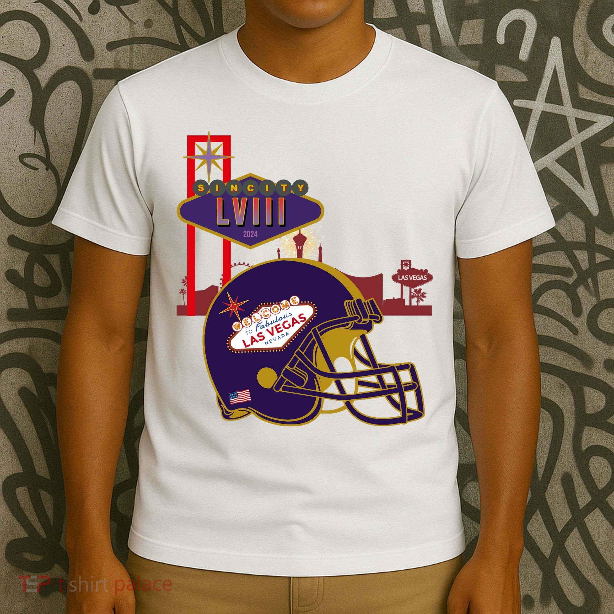 Las Vegas Football Party 2024 Football T-Shirt