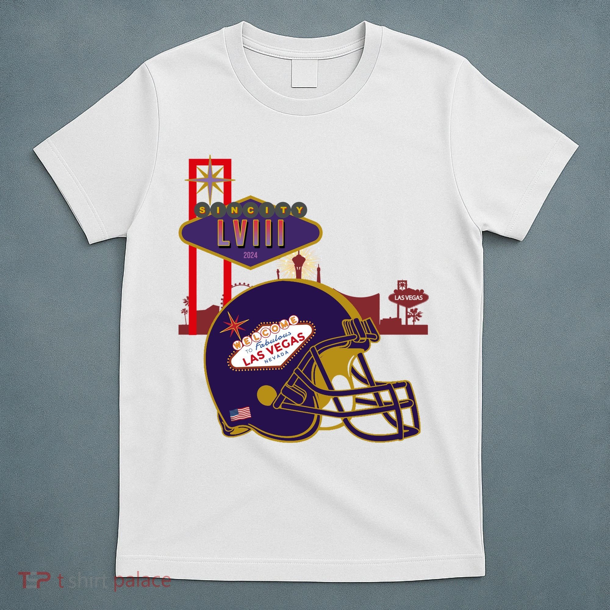 Las Vegas Football Party 2024 Football T-Shirt
