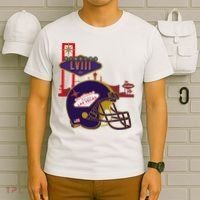 Las Vegas Football Party 2024 Football T-Shirt thumb 6