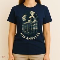 LA Vintage Los Angeles Skyline Retro  T-Shirt thumb 4