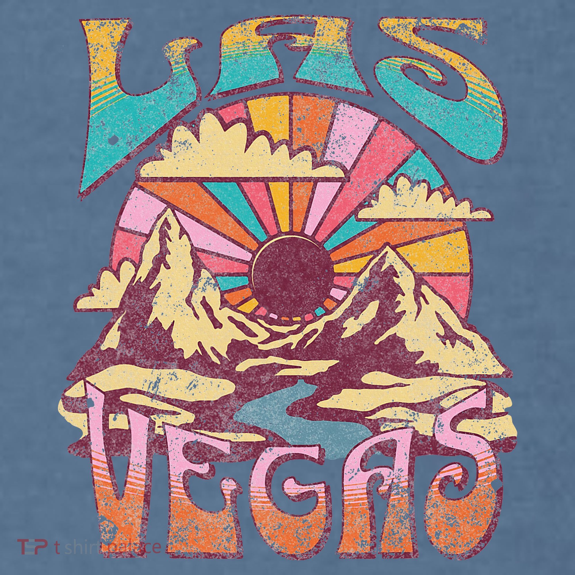 Las Vegas Comfort Colors Garment-Dyed Hooded Sweatshirt