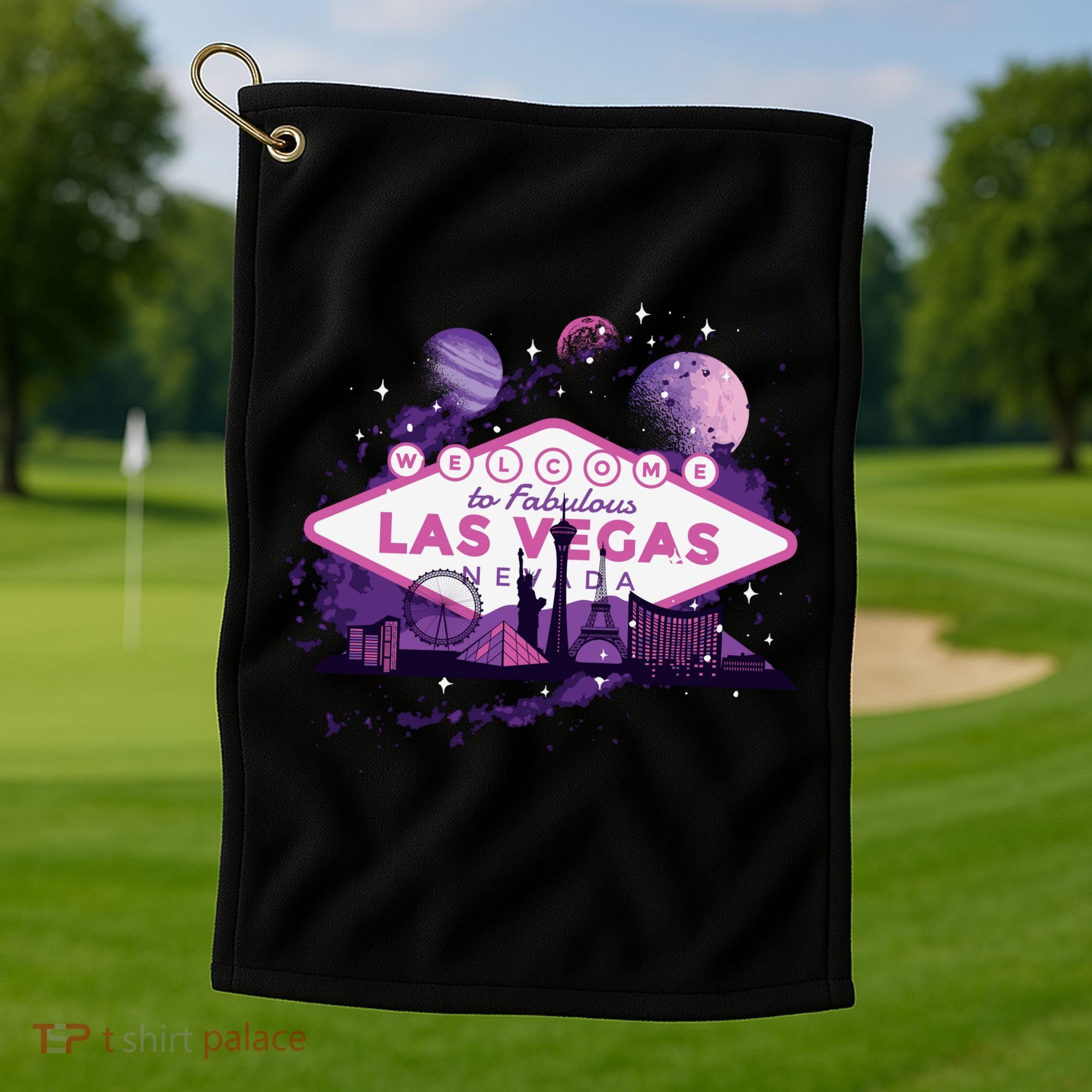Las Vegas Golf Towel