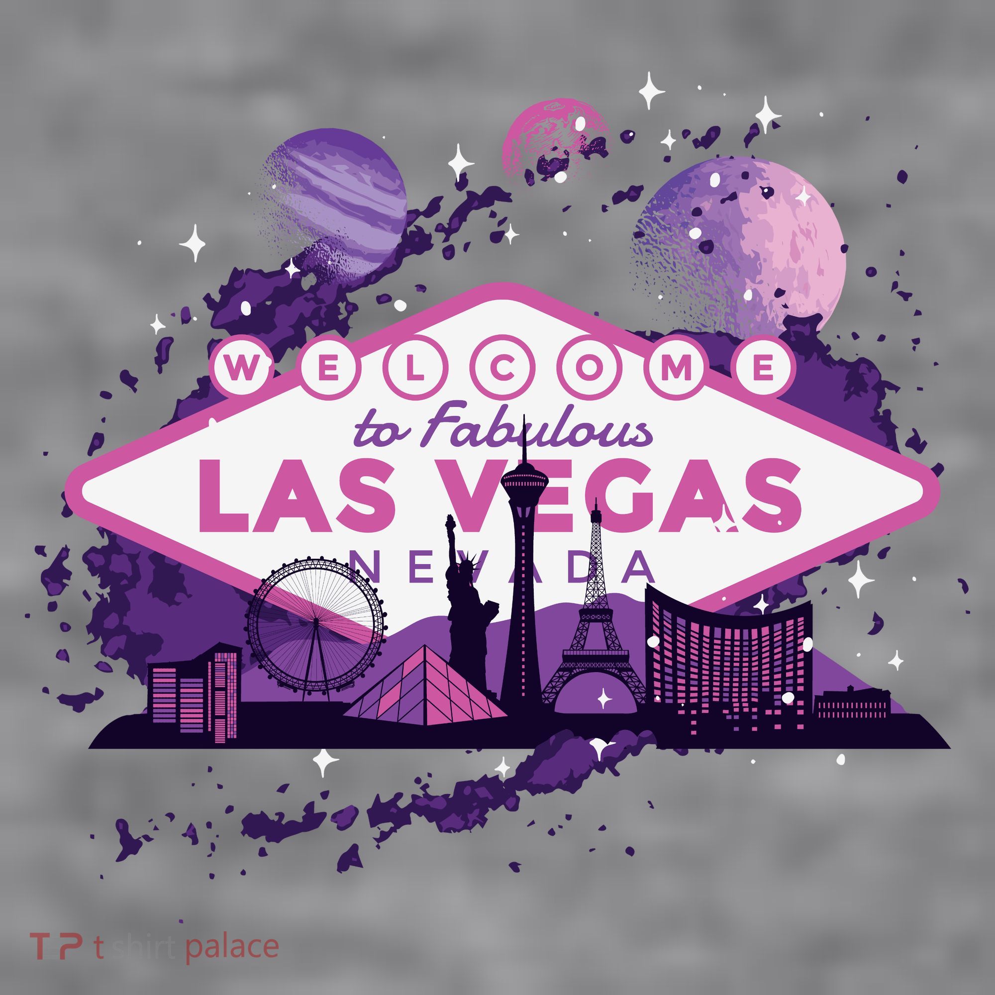 Las Vegas Women's Racerback Cropped Tank