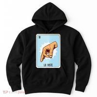 Lo Viste Mexican Slang Chicano Bingo Cards Hoodie thumb 0