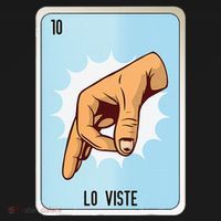 Lo Viste Mexican Slang Chicano Bingo Cards Hoodie thumb 2