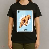 Lo Viste Mexican Slang Chicano Bingo Cards T-Shirt thumb 4