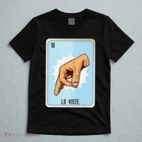 Lo Viste Mexican Slang Chicano Bingo Cards T-Shirt thumb 5