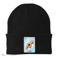 Lo Viste Mexican Slang Chicano Bingo Cards Beanie thumb 0