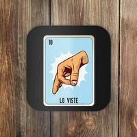 Lo Viste Mexican Slang Chicano Bingo Cards Coaster thumb 0