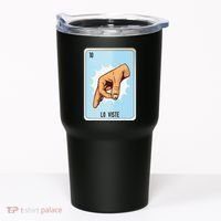 Lo Viste Mexican Slang Chicano Bingo Cards Tumbler thumb 0
