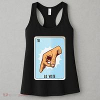 Lo Viste Mexican Slang Chicano Bingo Cards Women's Tank Top thumb 3
