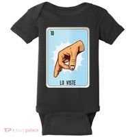Lo Viste Mexican Slang Chicano Bingo Cards Baby Bodysuit thumb 0