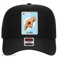 Lo Viste Mexican Slang Chicano Bingo Cards Hat thumb 0
