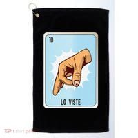Lo Viste Mexican Slang Chicano Bingo Cards Golf Towel thumb 0