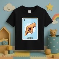 Lo Viste Mexican Slang Chicano Bingo Cards Toddler T-Shirt thumb 3