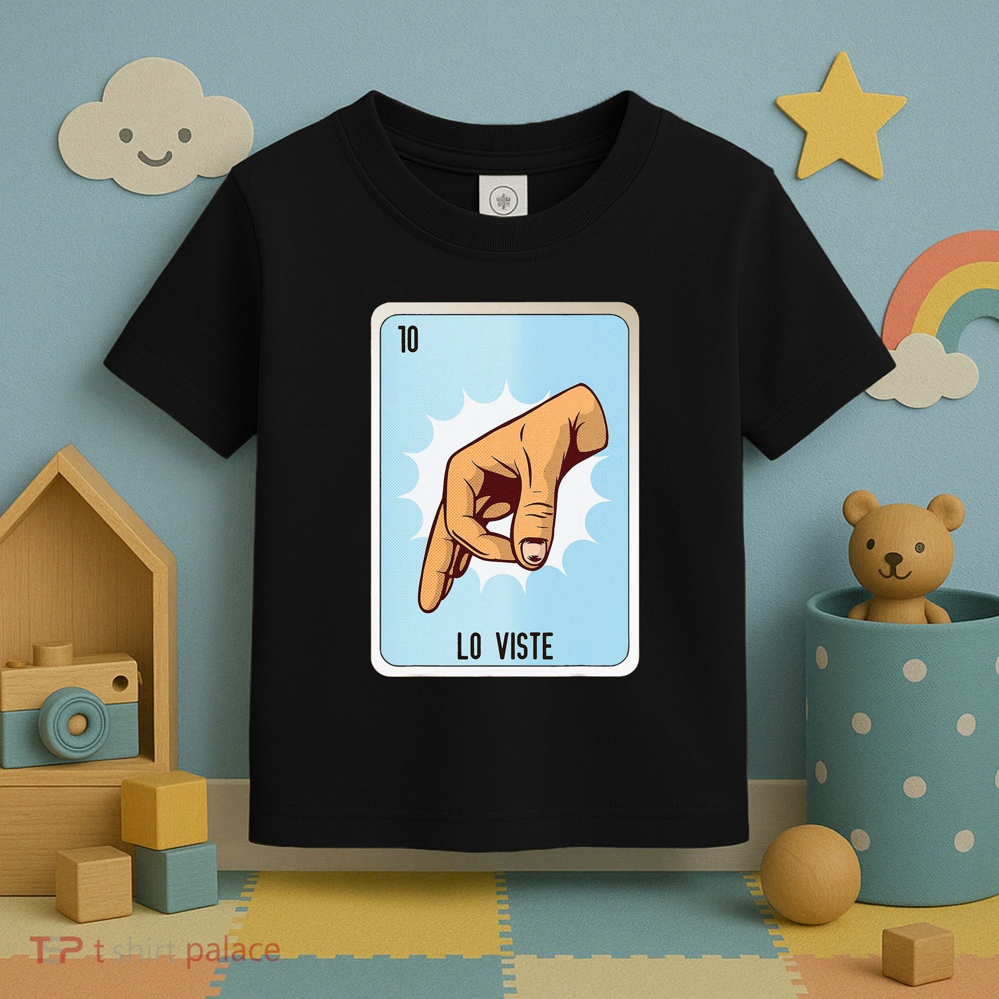Lo Viste Mexican Slang Chicano Bingo Cards Toddler T-Shirt