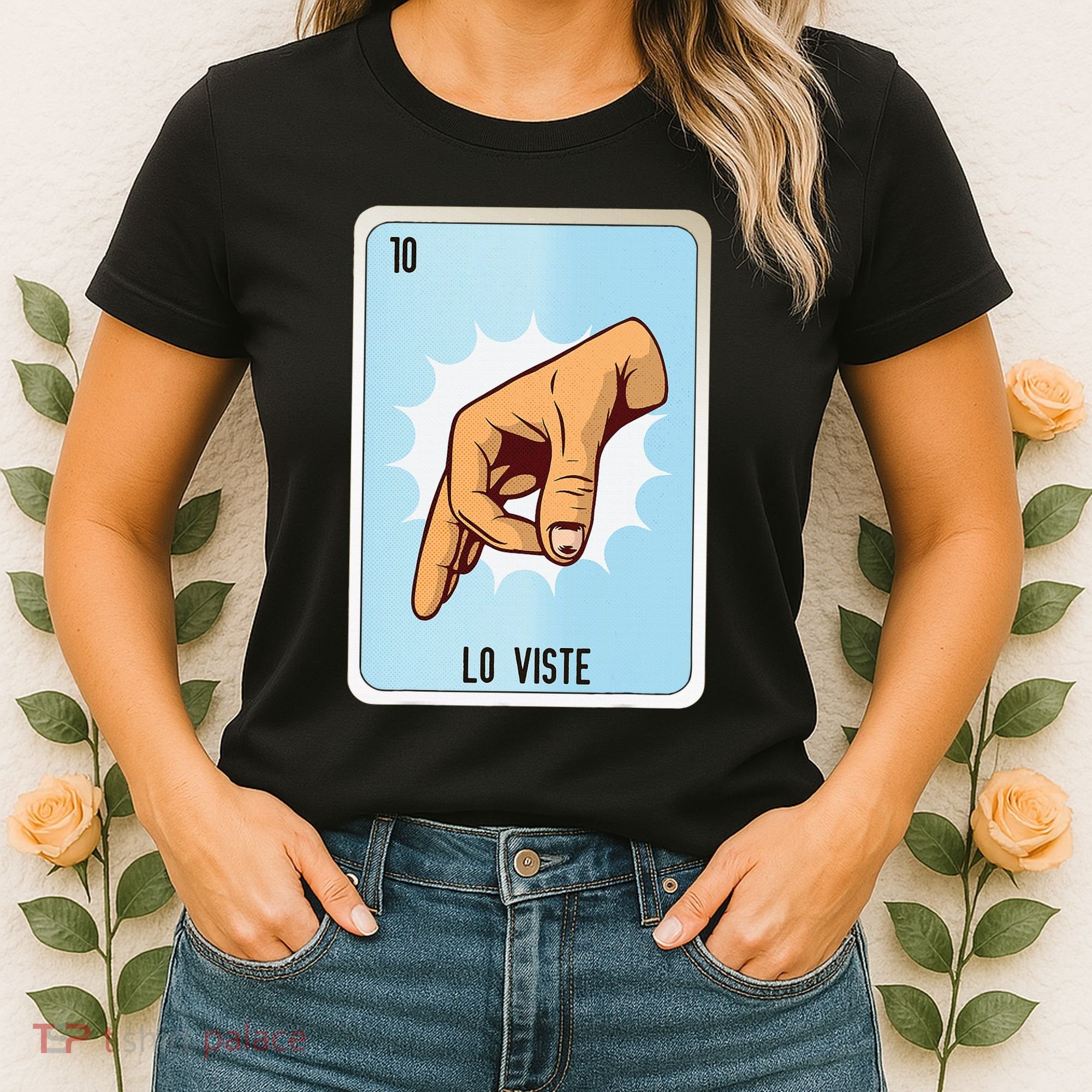 Lo Viste Mexican Slang Chicano Bingo Cards Women's T-Shirt