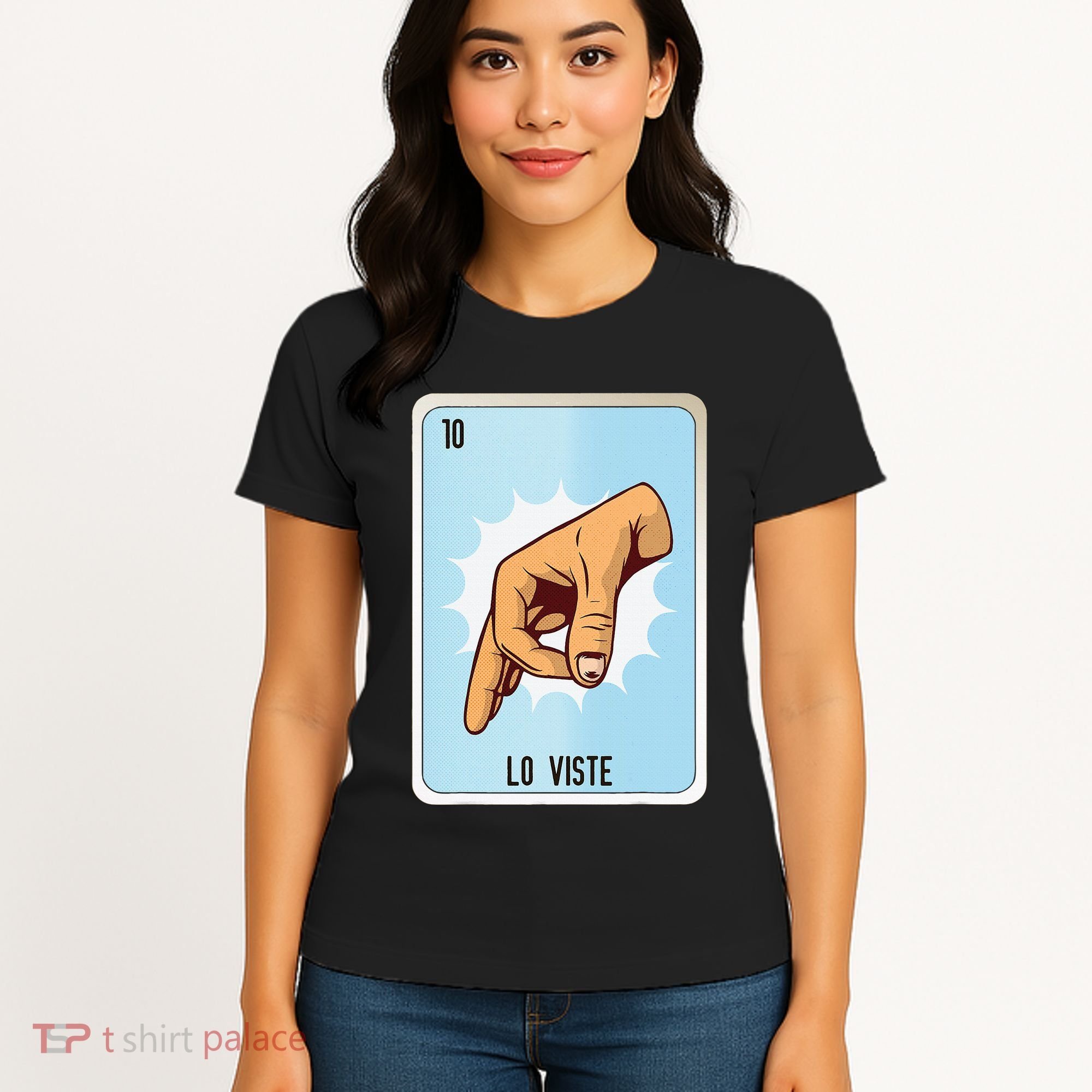 Lo Viste Mexican Slang Chicano Bingo Cards Women's T-Shirt