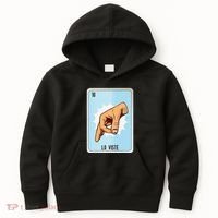 Lo Viste Mexican Slang Chicano Bingo Cards Kids Hoodie thumb 0