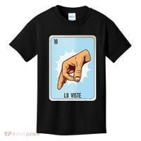 Lo Viste Mexican Slang Chicano Bingo Cards Kids T-Shirt thumb 0