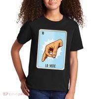 Lo Viste Mexican Slang Chicano Bingo Cards Kids T-Shirt thumb 2