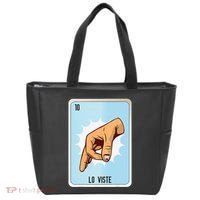 Lo Viste Mexican Slang Chicano Bingo Cards Tote Bag thumb 0
