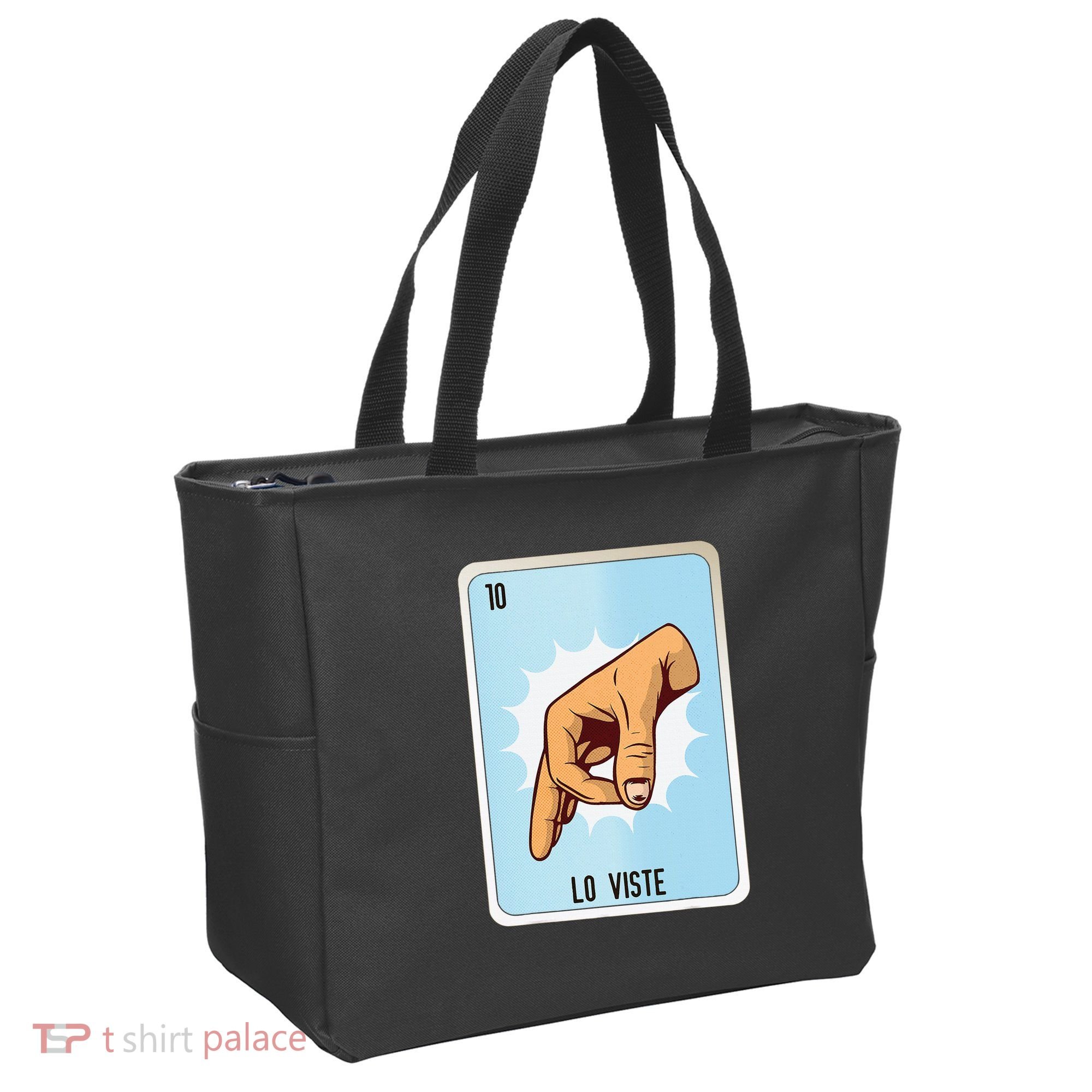 Lo Viste Mexican Slang Chicano Bingo Cards Tote Bag