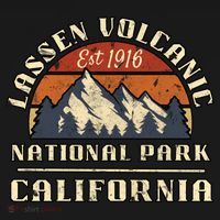 Lassen Volcanic National Park California Mountain Hiking Gift Women's Hoodie thumb 2
