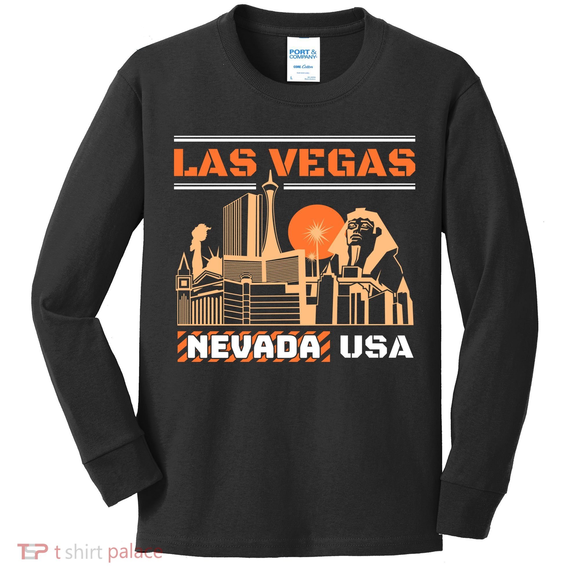 Las Vegas Nevada Usa Kids Long Sleeve Shirt