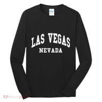 Las Vegas Nevada Throwback Tall Long Sleeve Shirt thumb 0