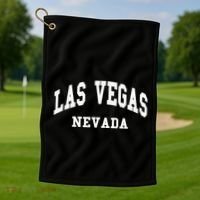 Las Vegas Nevada Throwback Golf Towel thumb 1