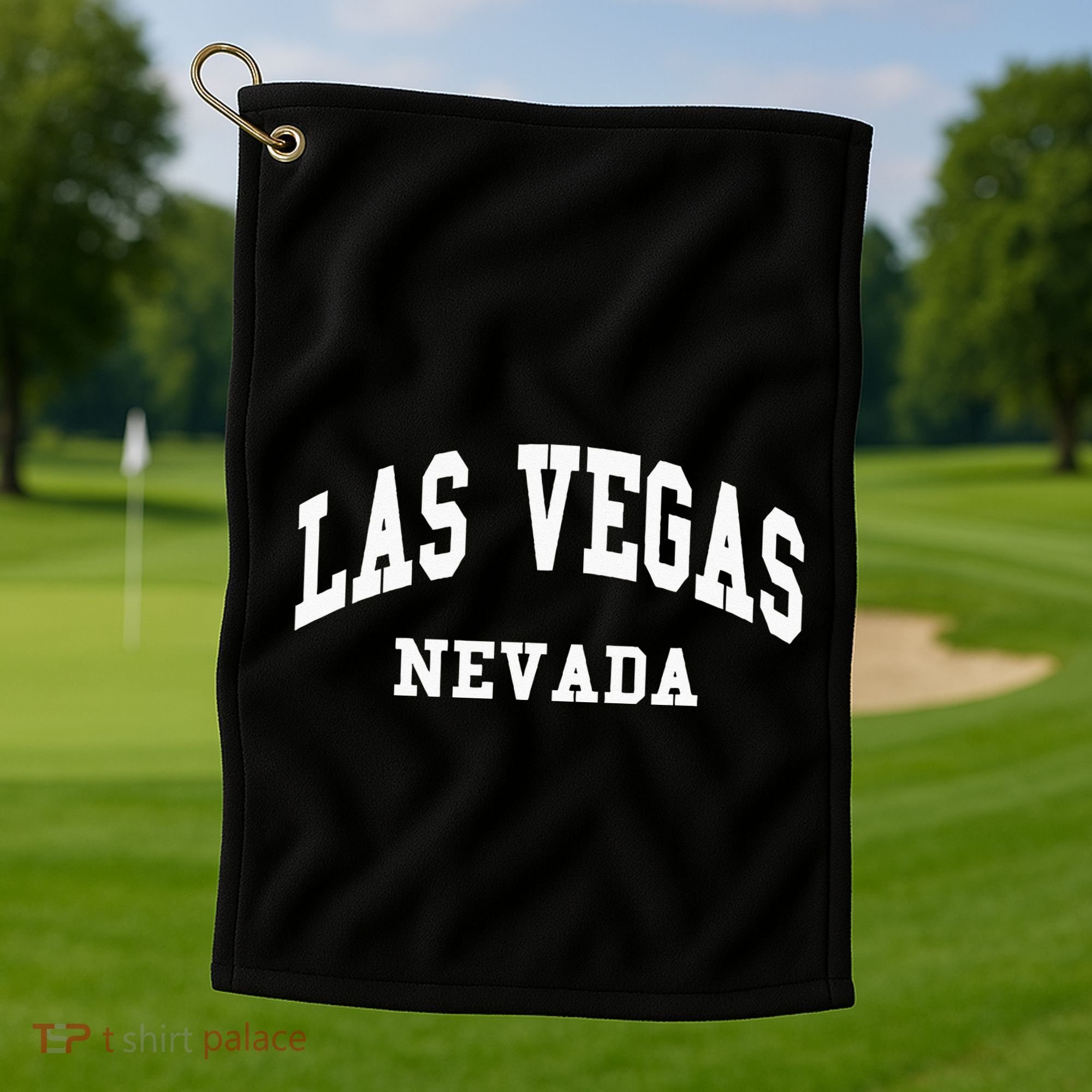 Las Vegas Nevada Throwback Golf Towel