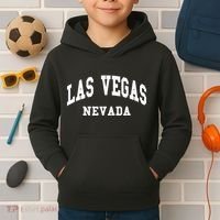 Las Vegas Nevada Throwback Kids Hoodie thumb 2