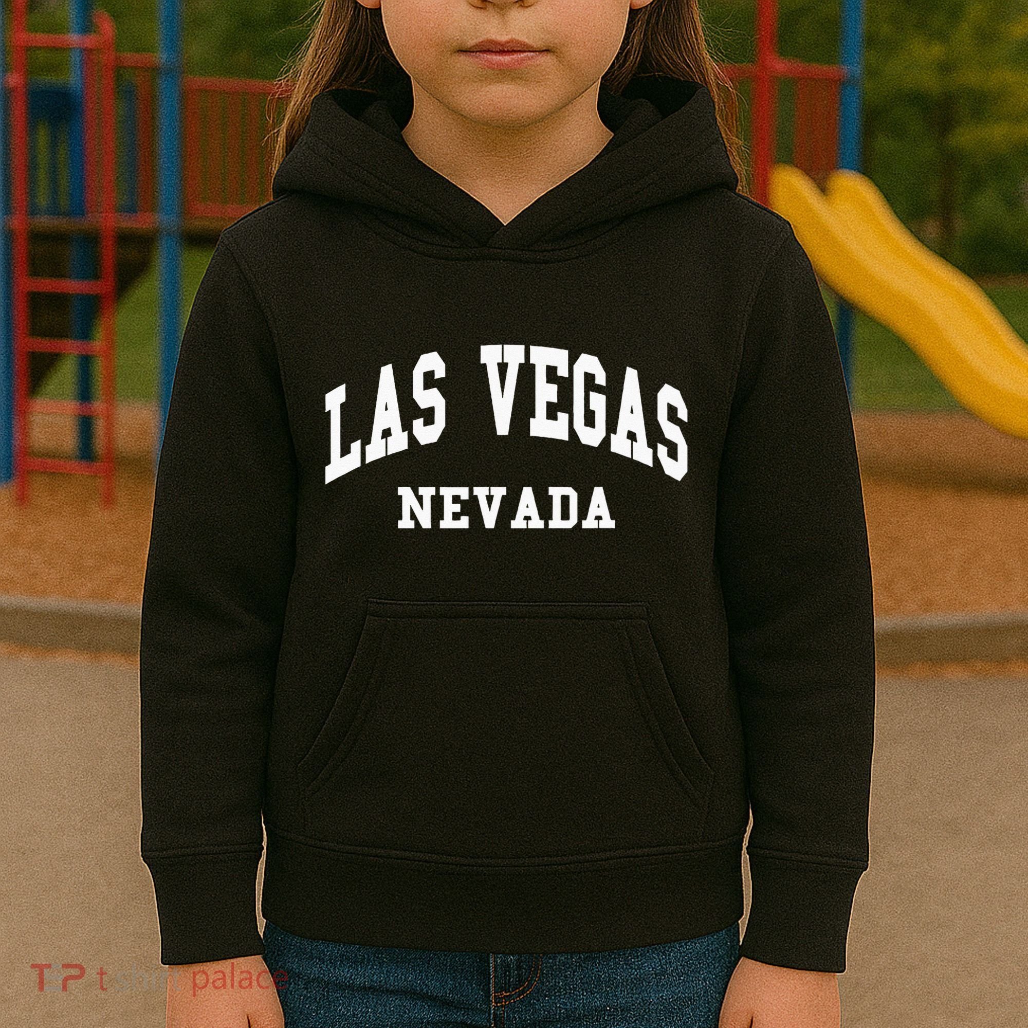 Las Vegas Nevada Throwback Kids Hoodie