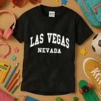 Las Vegas Nevada Throwback Kids T-Shirt thumb 3