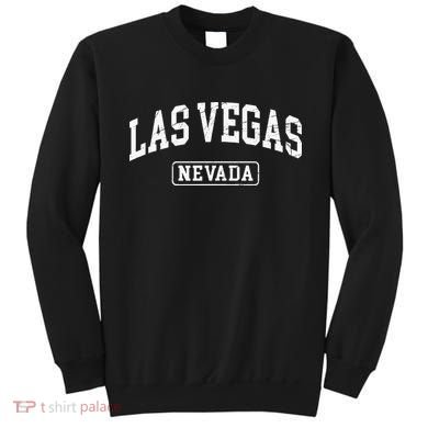Las Vegas Nevada Retro Worn Style Design Classic Sweatshirt