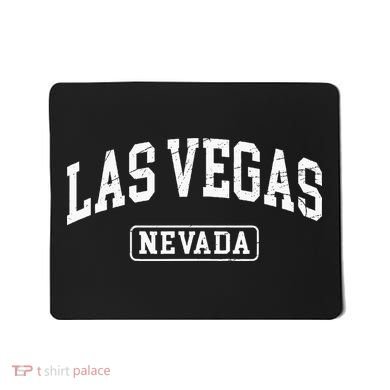 Las Vegas Nevada Retro Worn Style Design Classic Mousepad