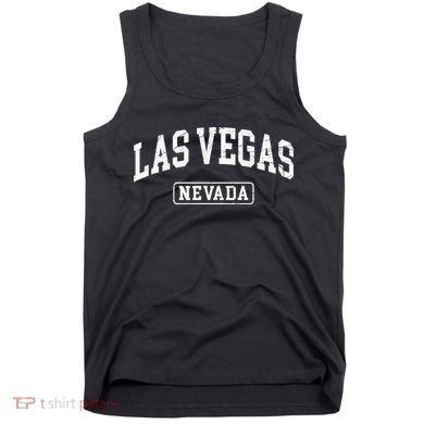 Las Vegas Nevada Retro Worn Style Design Classic Tank Top
