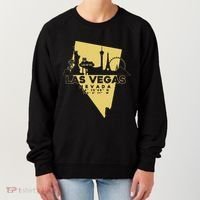 Las Vegas Nevada Skyline Gps Coordinates Women's Sweatshirt thumb 0
