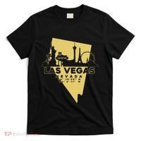 Las Vegas Nevada Skyline Gps Coordinates T-Shirt thumb 0