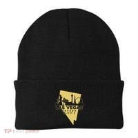 Las Vegas Nevada Skyline Gps Coordinates Beanie thumb 0