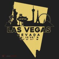 Las Vegas Nevada Skyline Gps Coordinates Beanie thumb 2