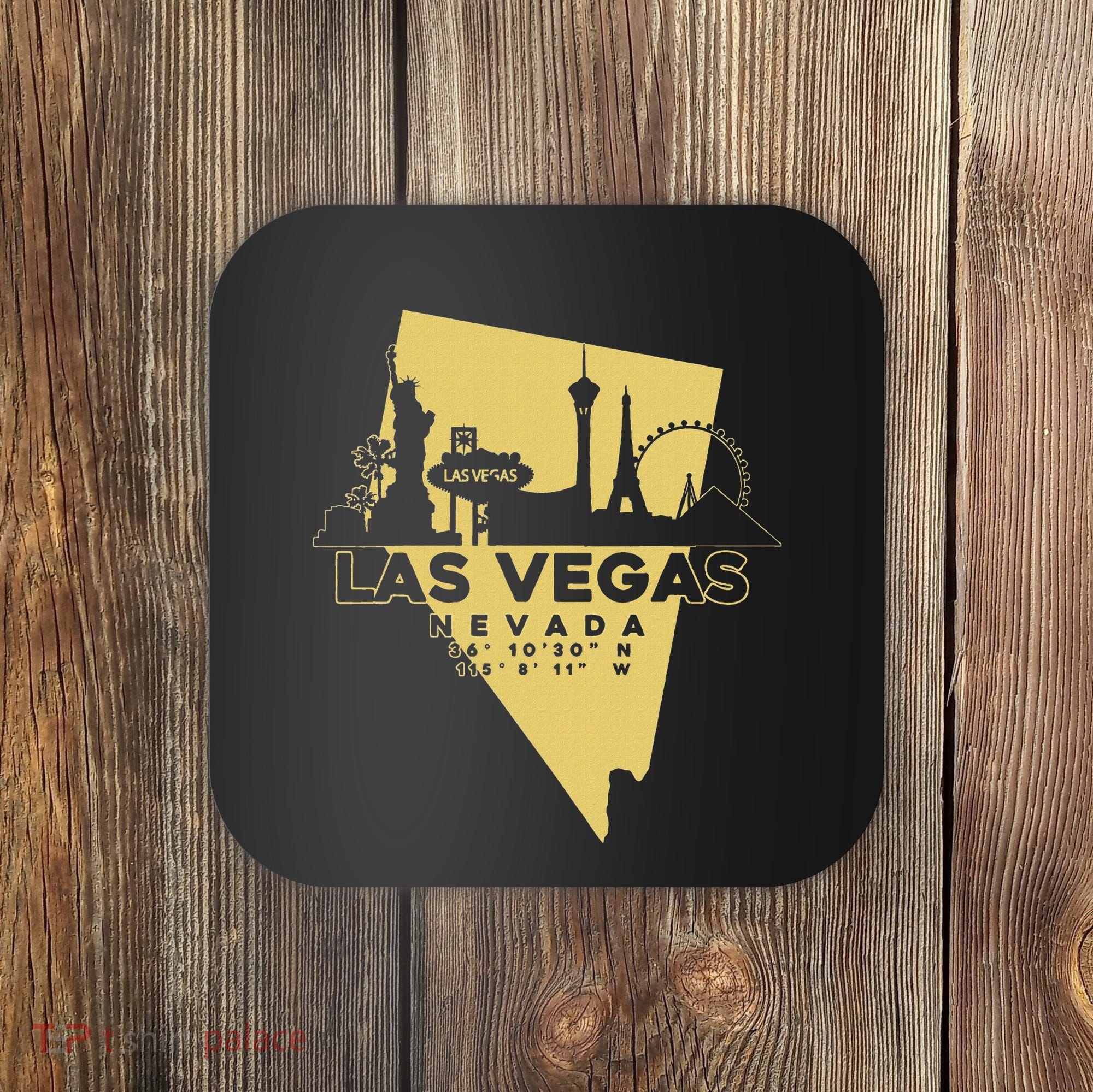 Las Vegas Nevada Skyline Gps Coordinates Coaster