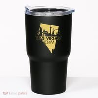 Las Vegas Nevada Skyline Gps Coordinates Tumbler thumb 0